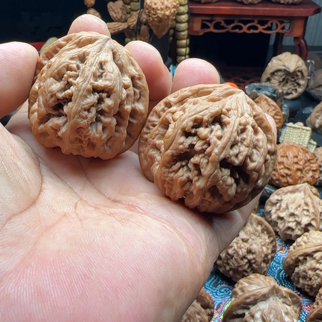 文玩核桃把件全品大粗筋45