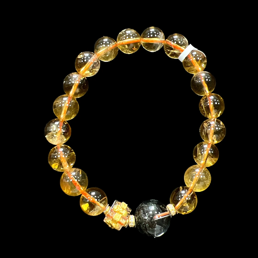 7165黄水晶手串多样性发一