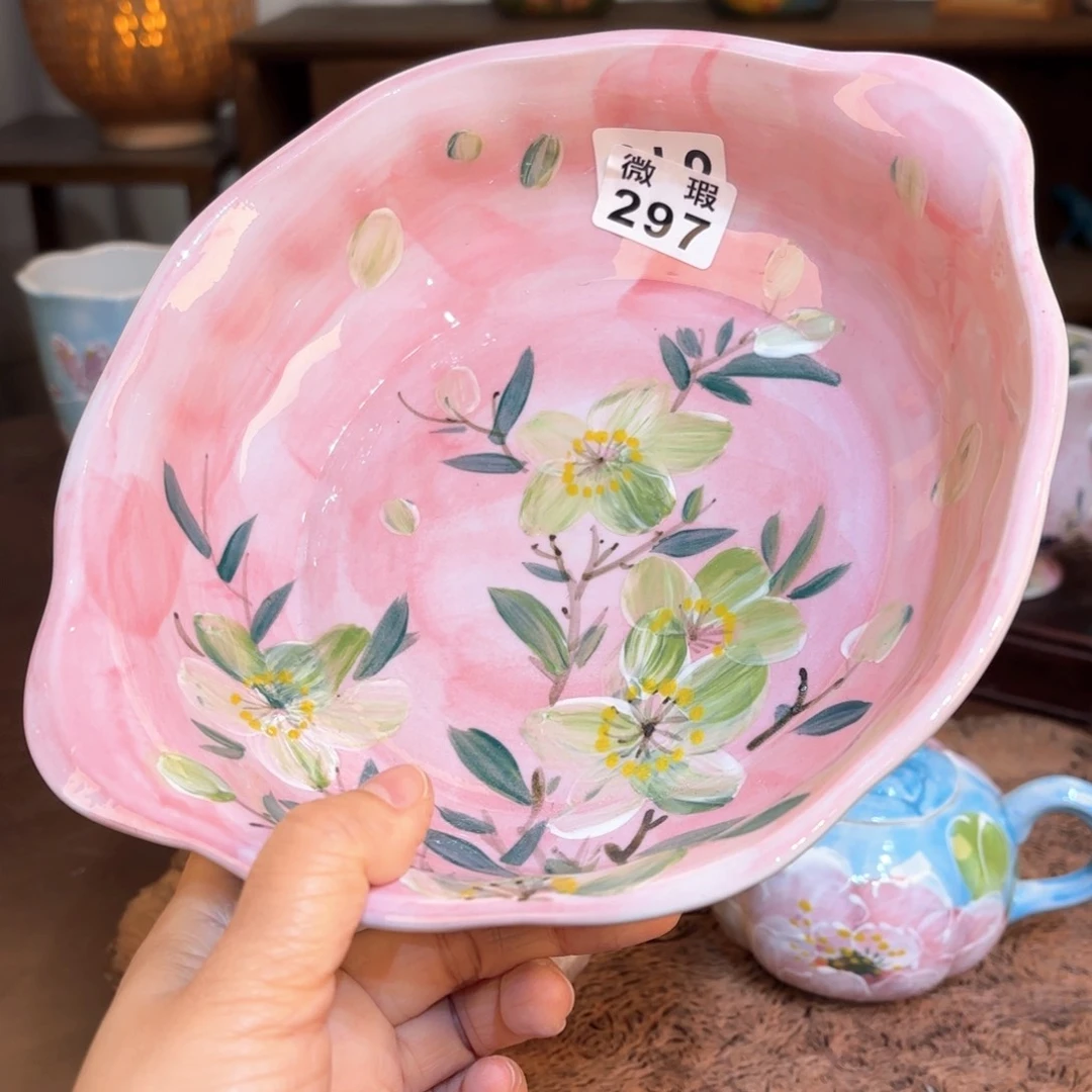 景德镇手绘高温釉下彩陶瓷茶具