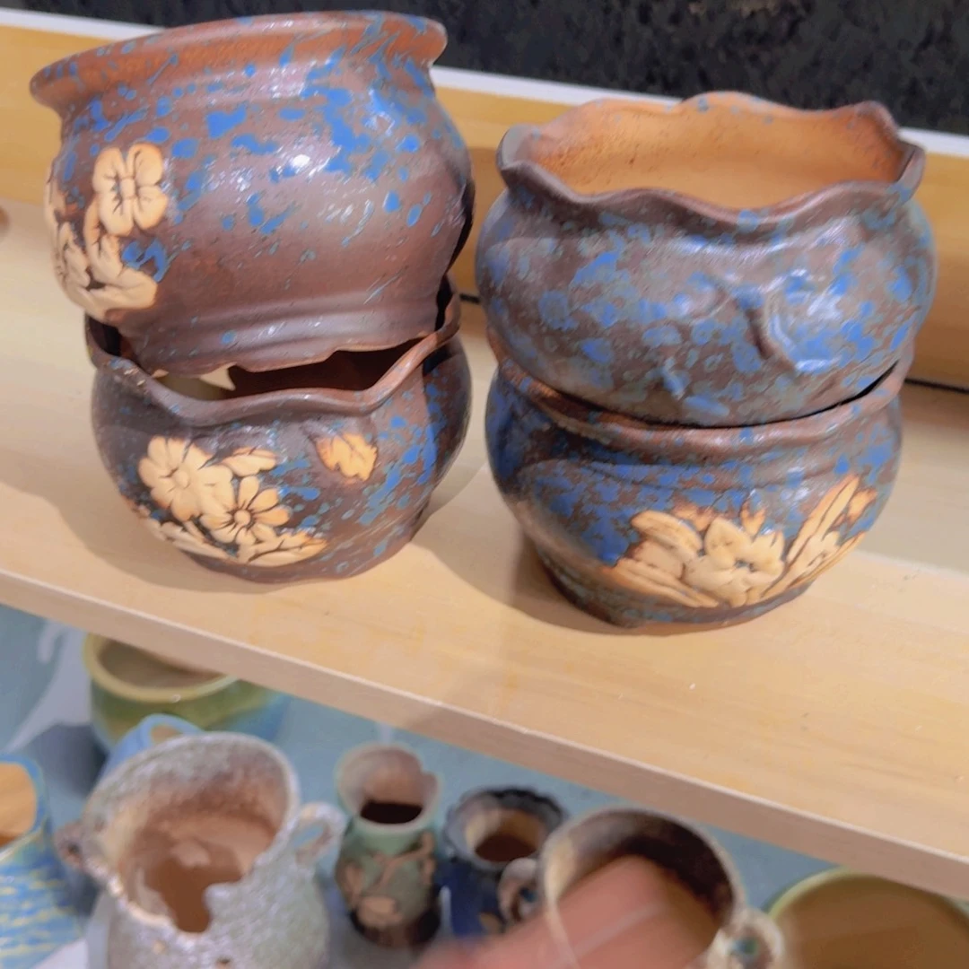 紫砂花盆粗陶盆粗陶