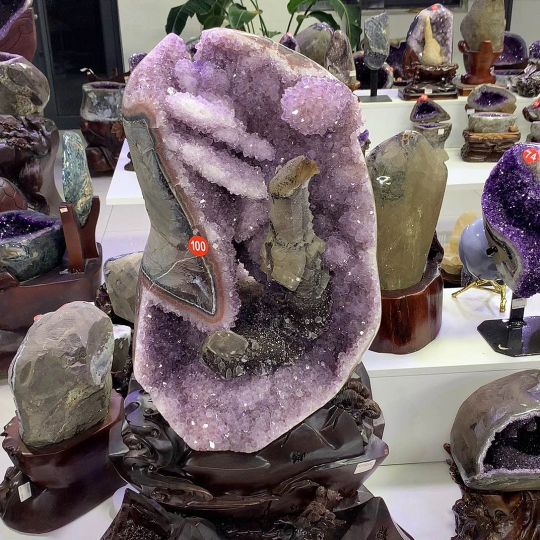 大型摆件（非配饰）未镶嵌紫晶