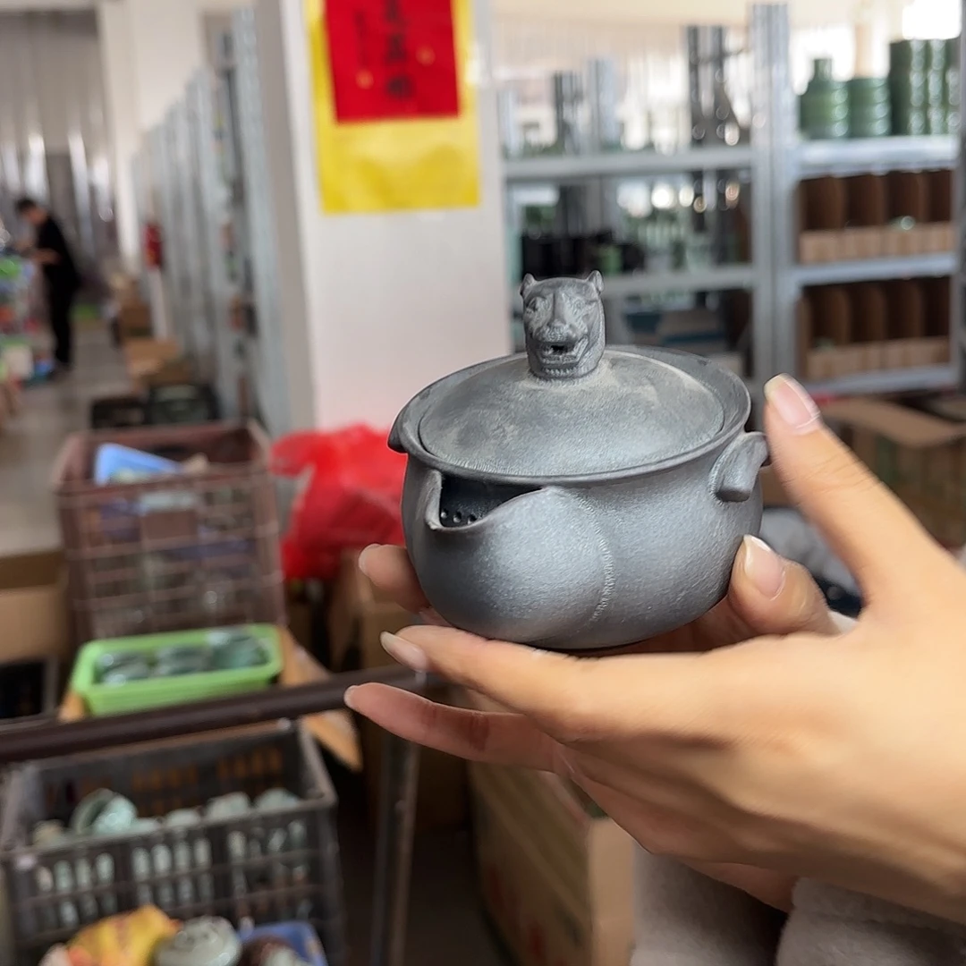 龙泉云间青瓷小米茶器