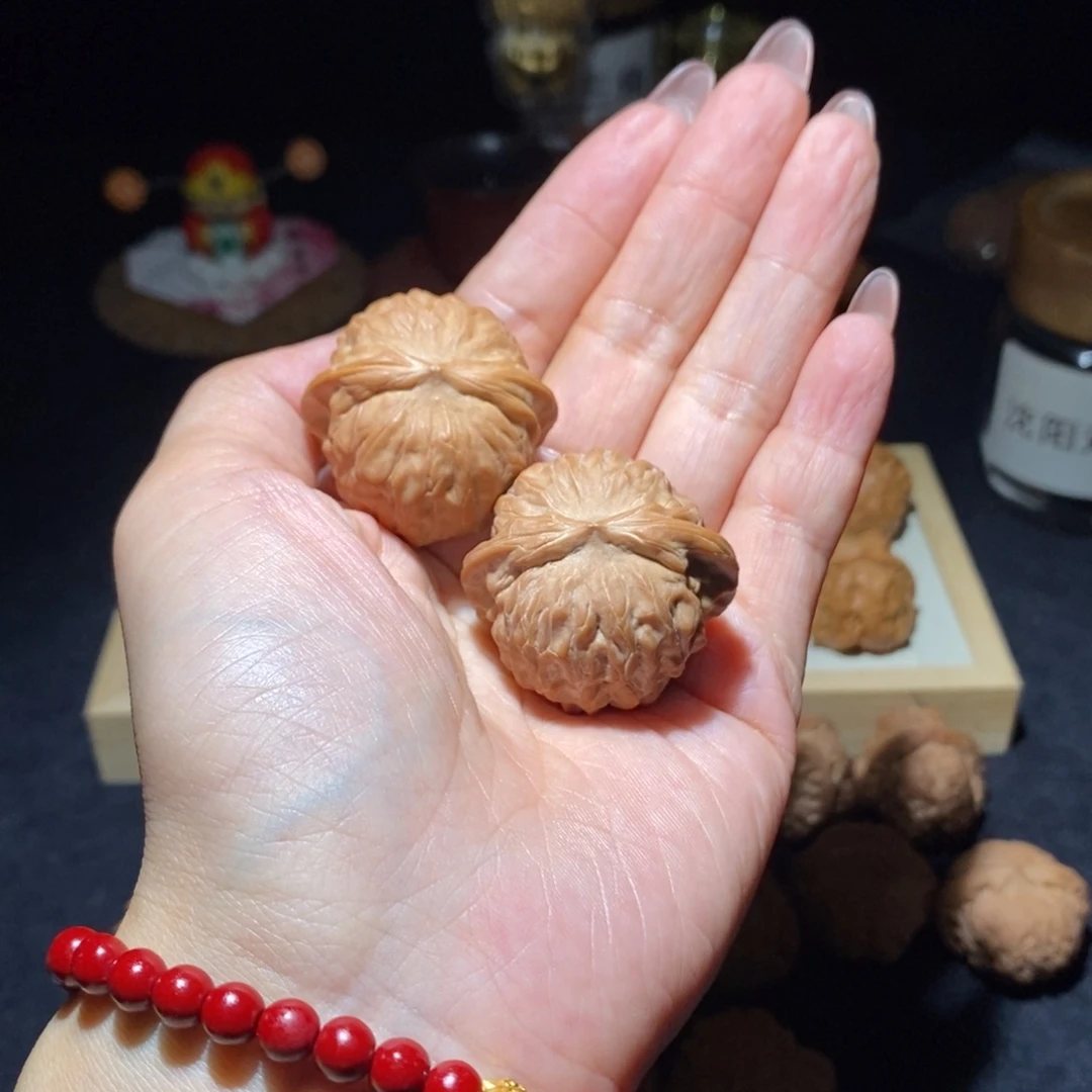 吊坠文玩核桃石门元宝35