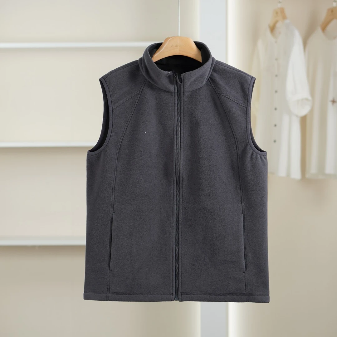 麦迪尚品【伯】51201312 秋冬时尚保暖内搭抓绒马甲外套男装