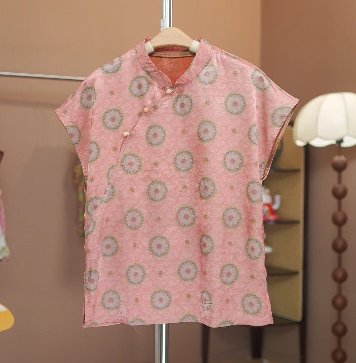 【宝仪】夏季新款新中式国风文艺气质返潮复古国潮文化女士上衣