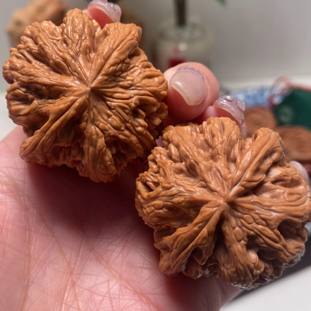 文玩核桃把件44尺寸粗筋