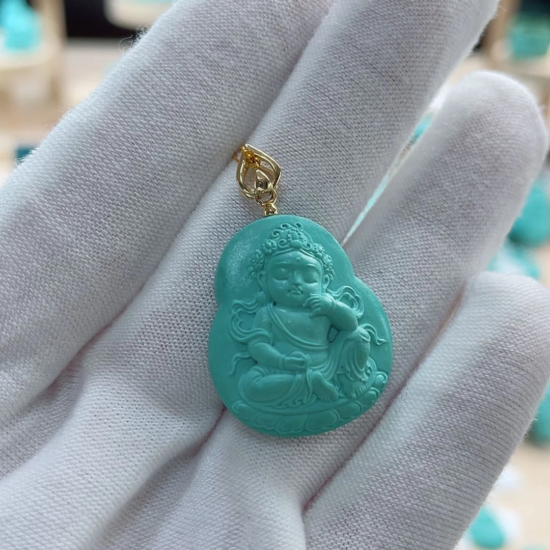 绿松石珠宝奇石未镶嵌