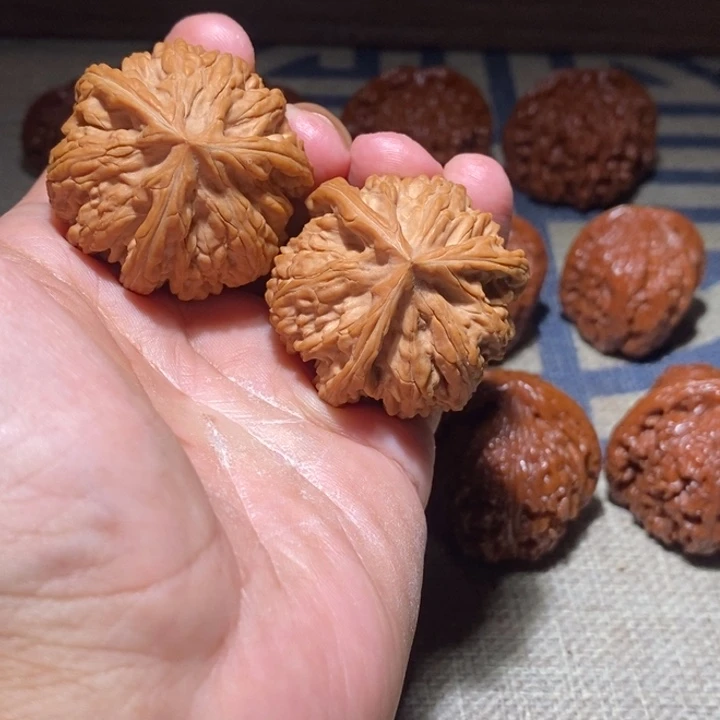 鹃***舞把件文玩核桃核桃