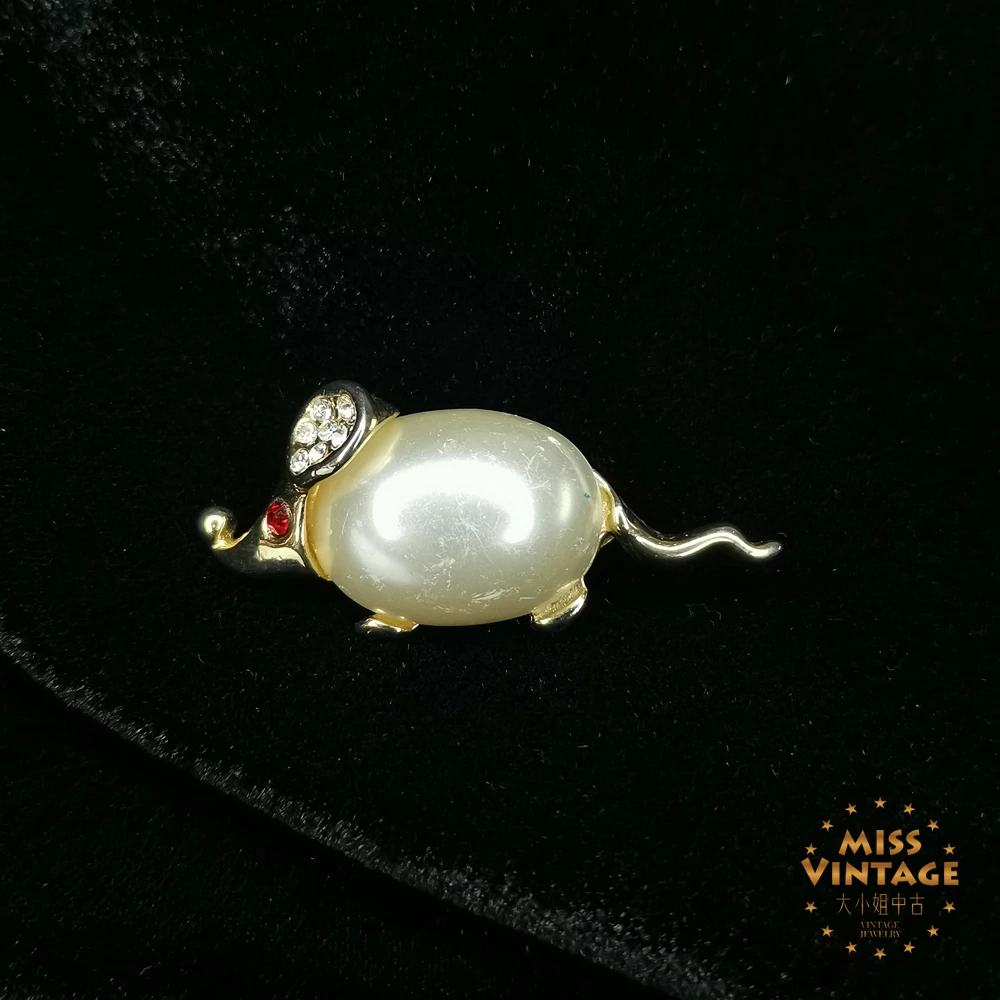 胖老鼠胸针[2502128-021]