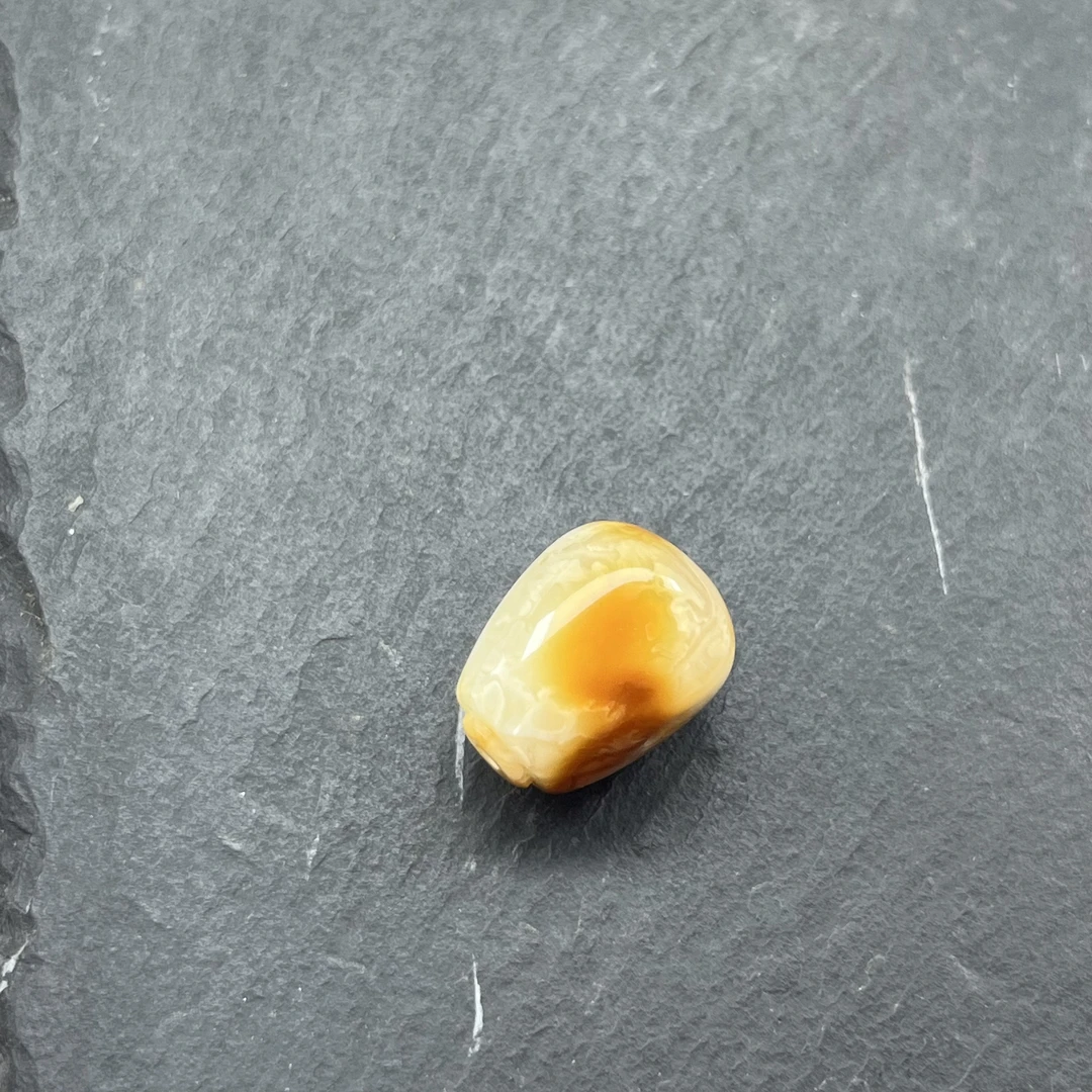 B264天然蜜蜡琥珀沁色三通