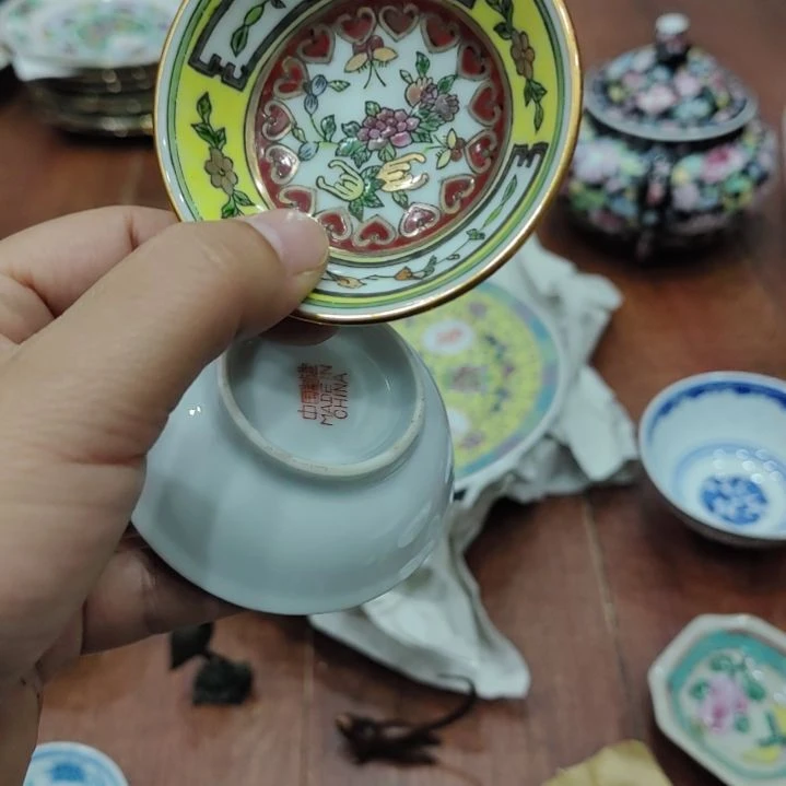 瓷景德镇小碟子一对