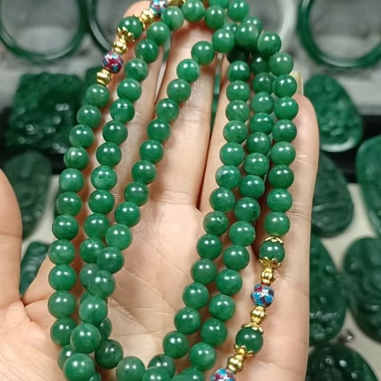 独山玉未镶嵌108☆7