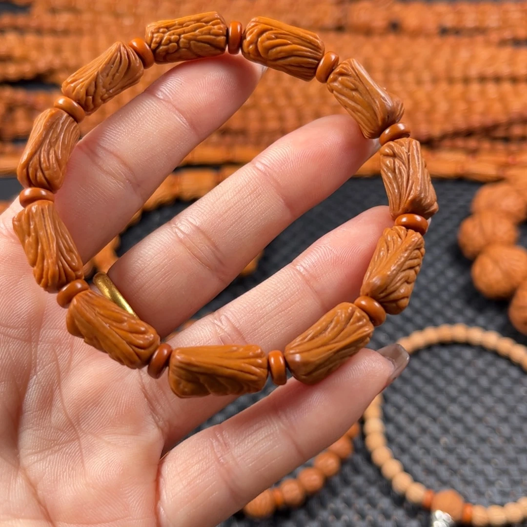 桃核手串Y16链接手串