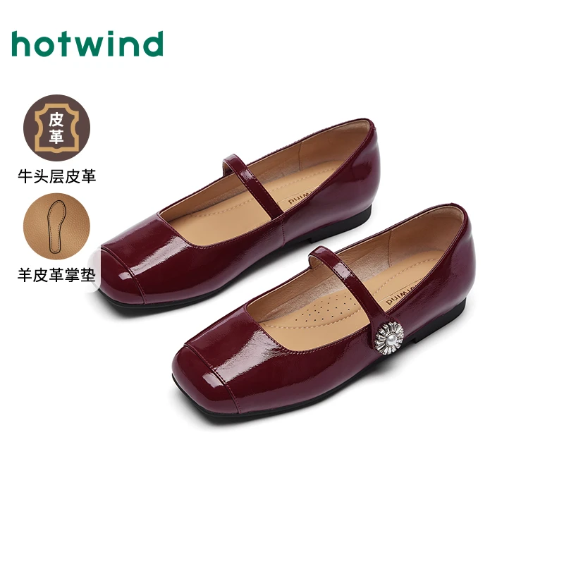 热风2025年秋季新款女士时尚休闲鞋H24W25702