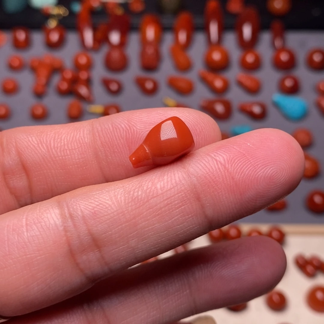 南红玛瑙三通未镶嵌