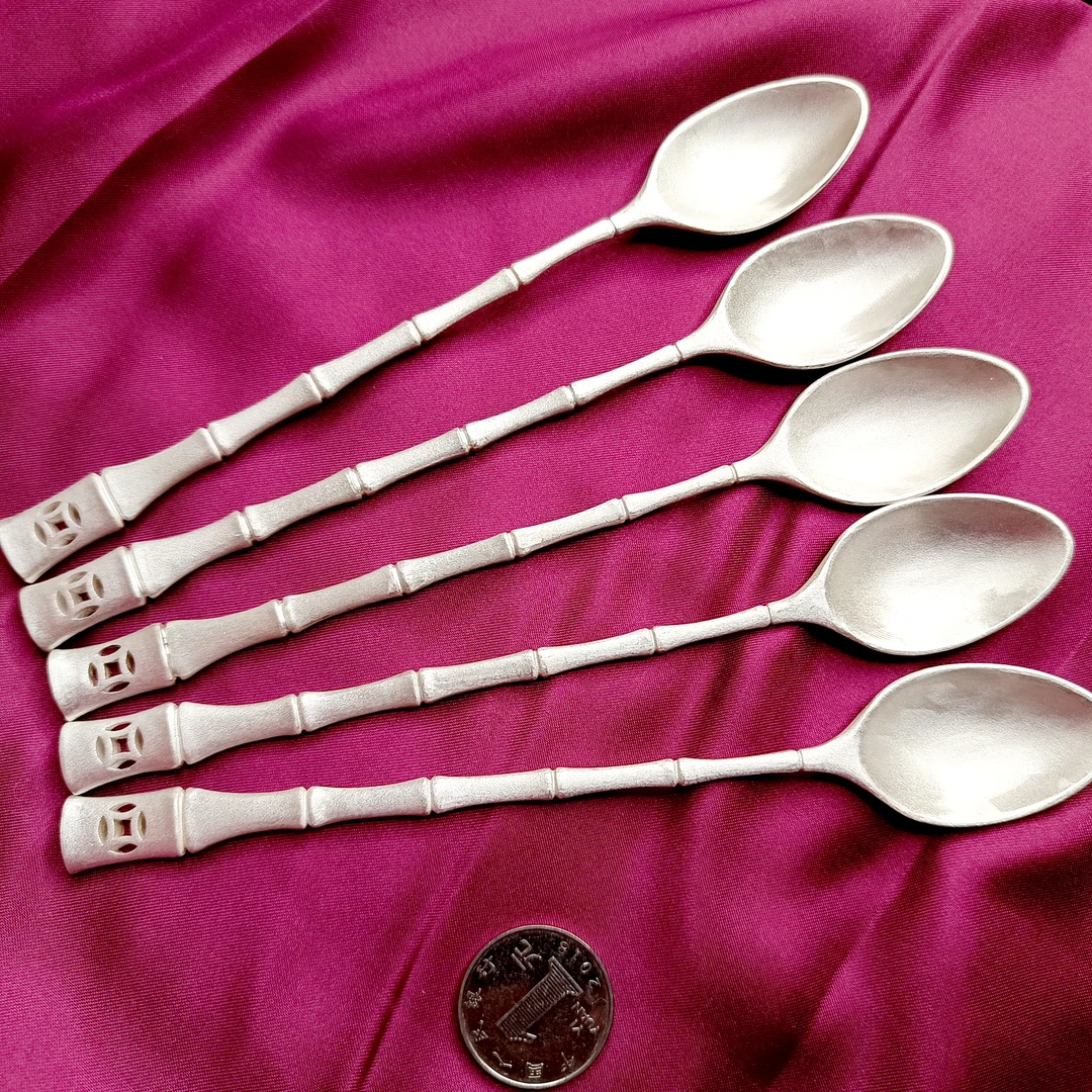 竹节足银勺（此两款银勺为定制品，不退换）