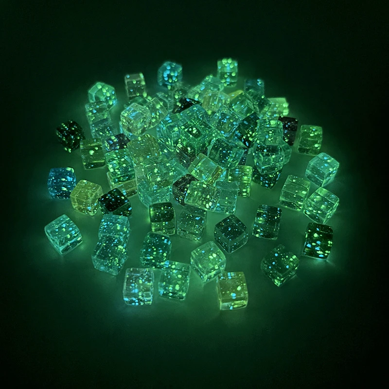 ［回家拆］8mm小冰块 透色 夜光 细闪 仿真小冰块手工diy