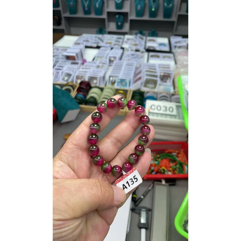 手链 A135精品高定西瓜手串