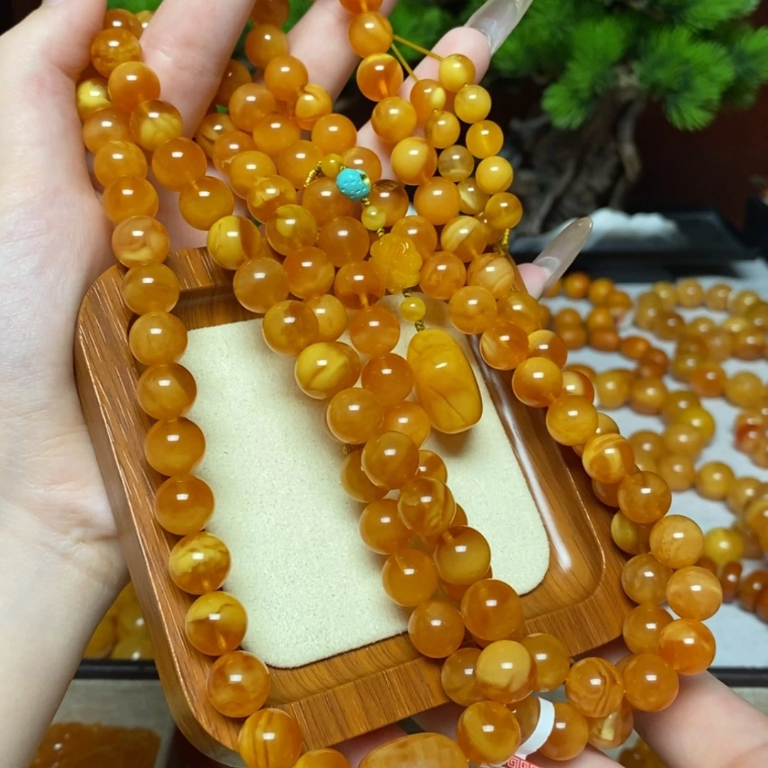 【闪购商品】蜜蜡颈饰未镶嵌项链