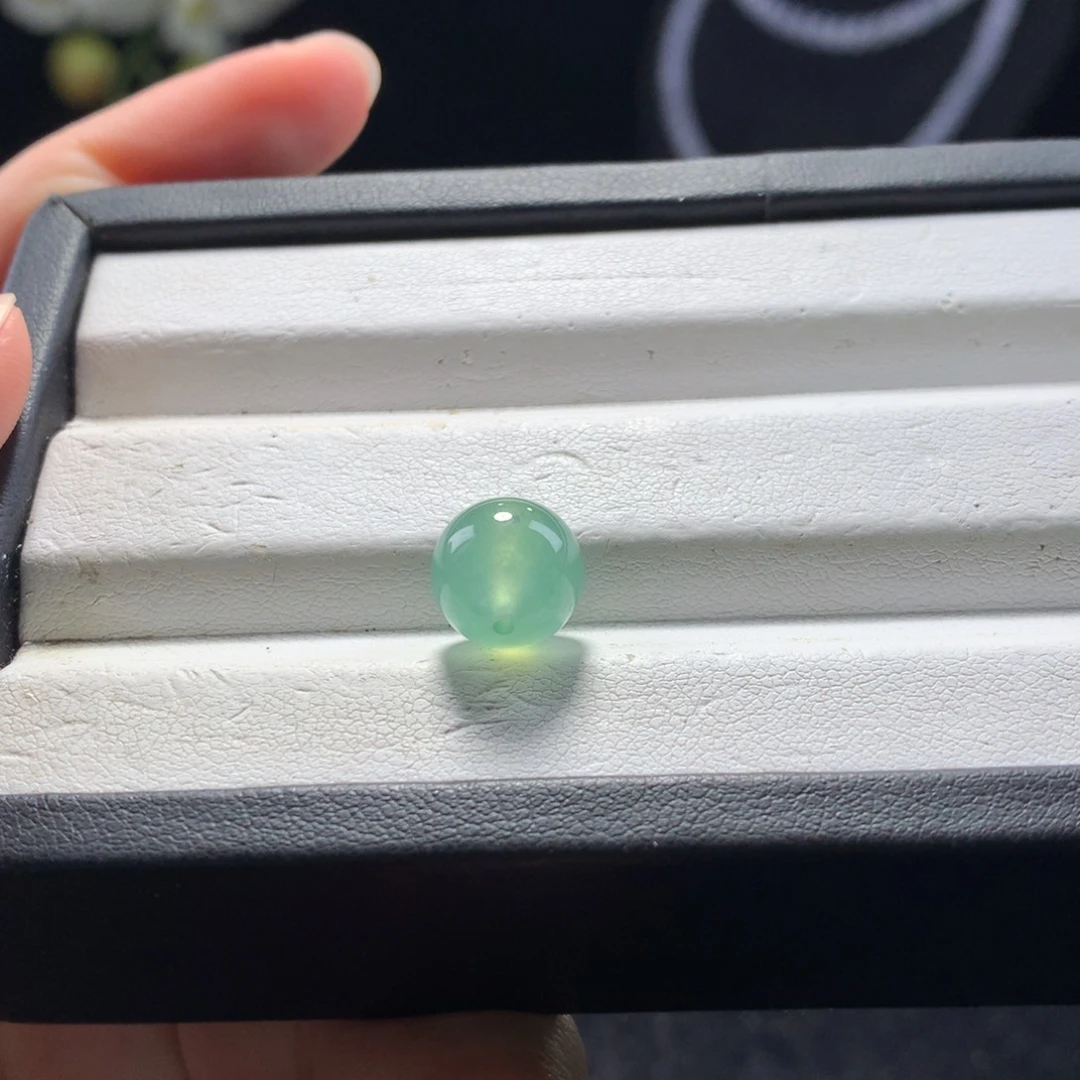 未镶嵌手串翡翠卡10高冰绿