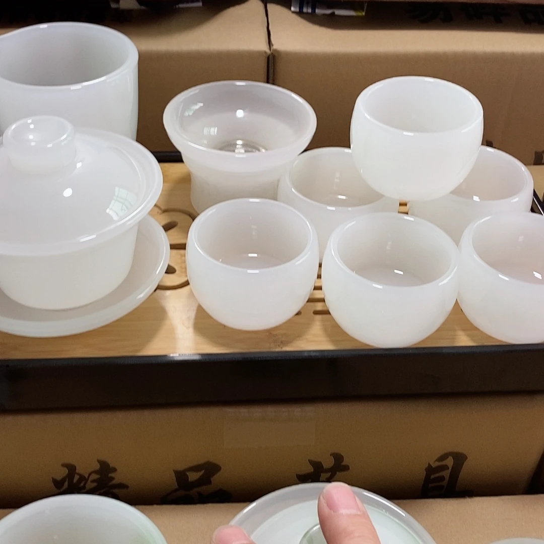 杯高端琉璃茶具 无礼盒无茶盘