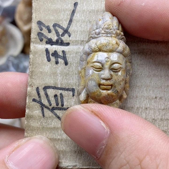硅化珊瑚（珊瑚玉）未镶嵌颈饰十小