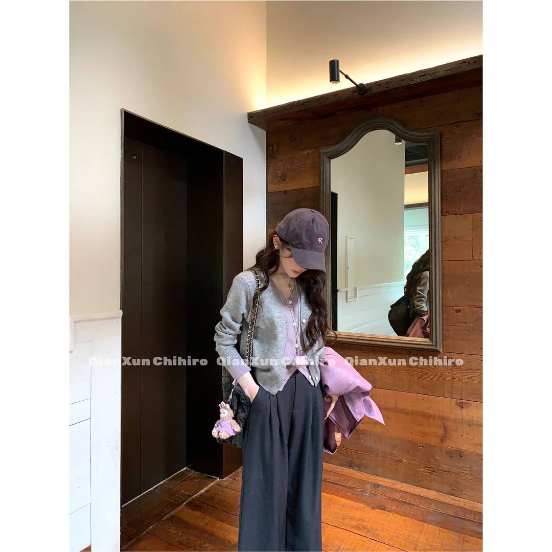 【千寻严选】秋季时尚气质百搭显瘦洋气减龄设计感毛衣QXX5MY6292A