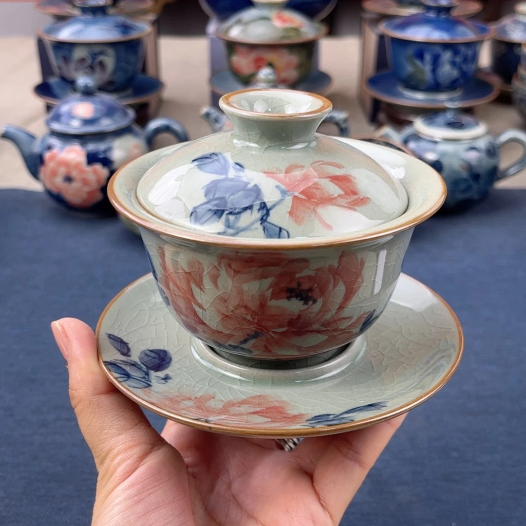 杯景德镇手绘手工茶具