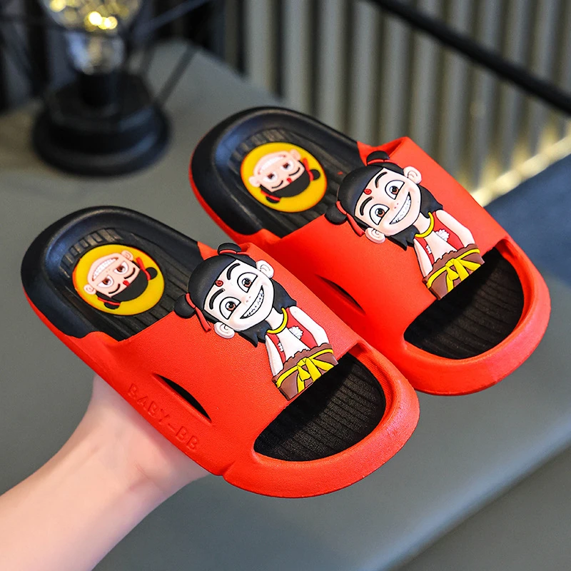 新款哪吒拖鞋同款敖丙拖鞋儿童夏季居家防滑宝宝男童拖鞋男女童