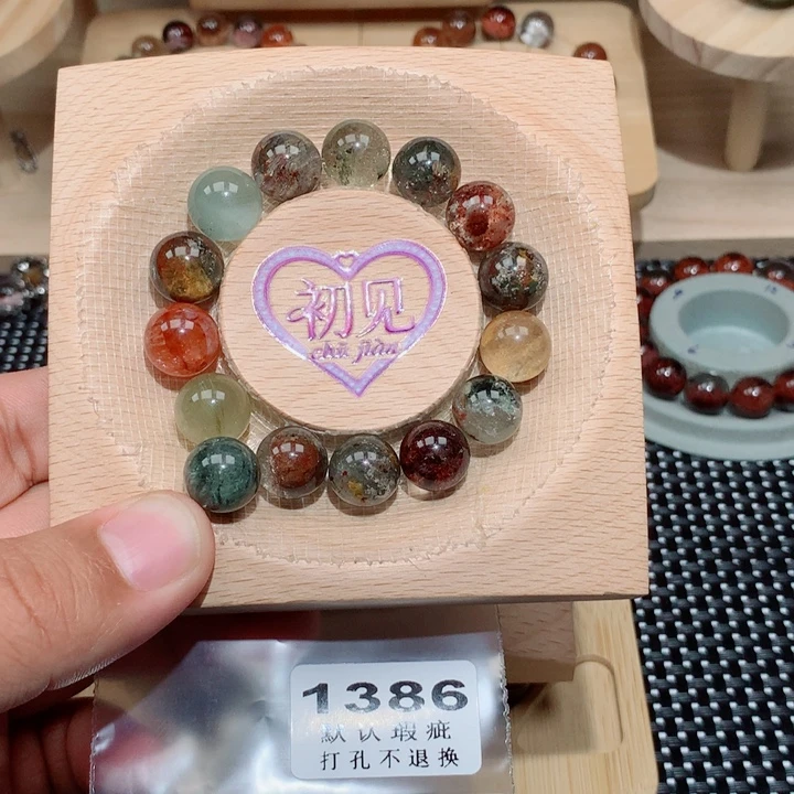 微***雨水晶项链未镶嵌单珠组串