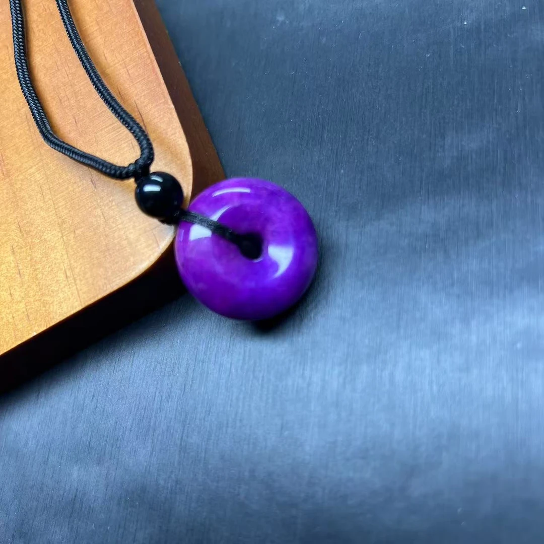 紫俱来满紫平安扣品质高