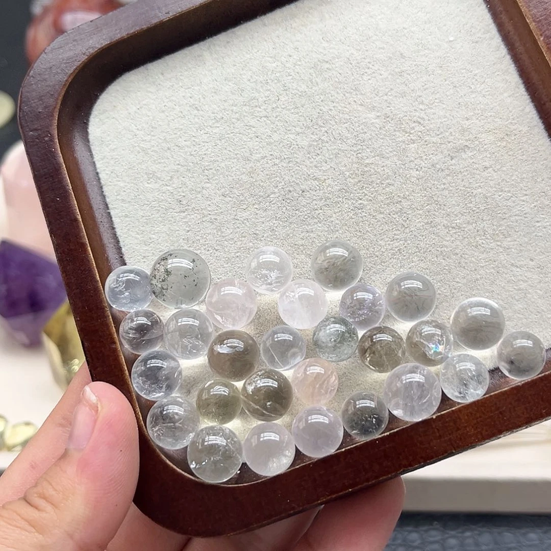未镶嵌水晶珠宝半成品17 幽灵 白水晶