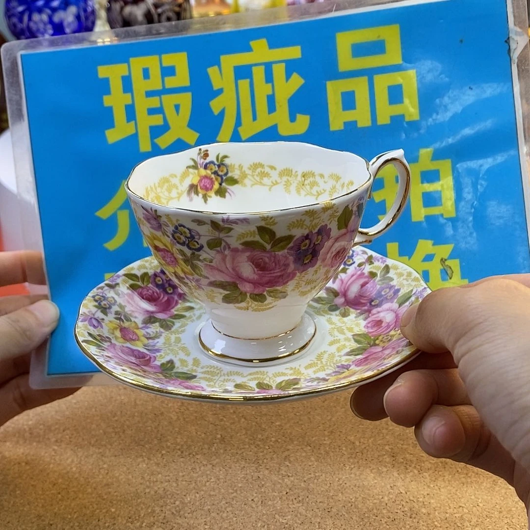 咖啡杯水晶杯摆件