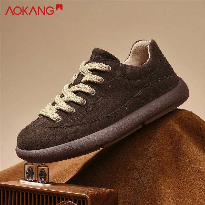 2025秋冬男士时尚百搭保暖复古潮流休闲风低帮德训休闲板鞋