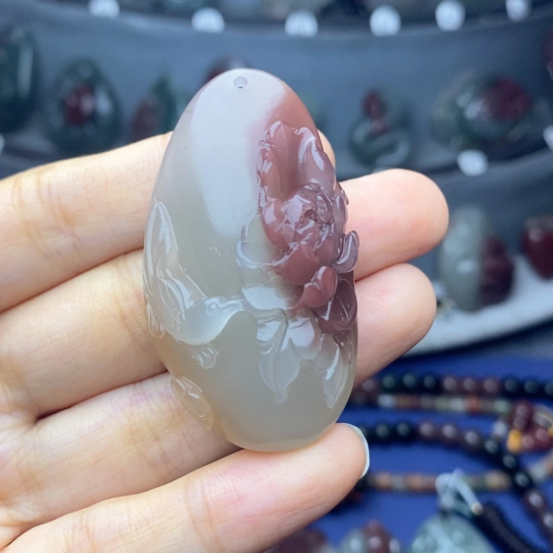 玛瑙/玉髓吊坠(不含链)未镶嵌