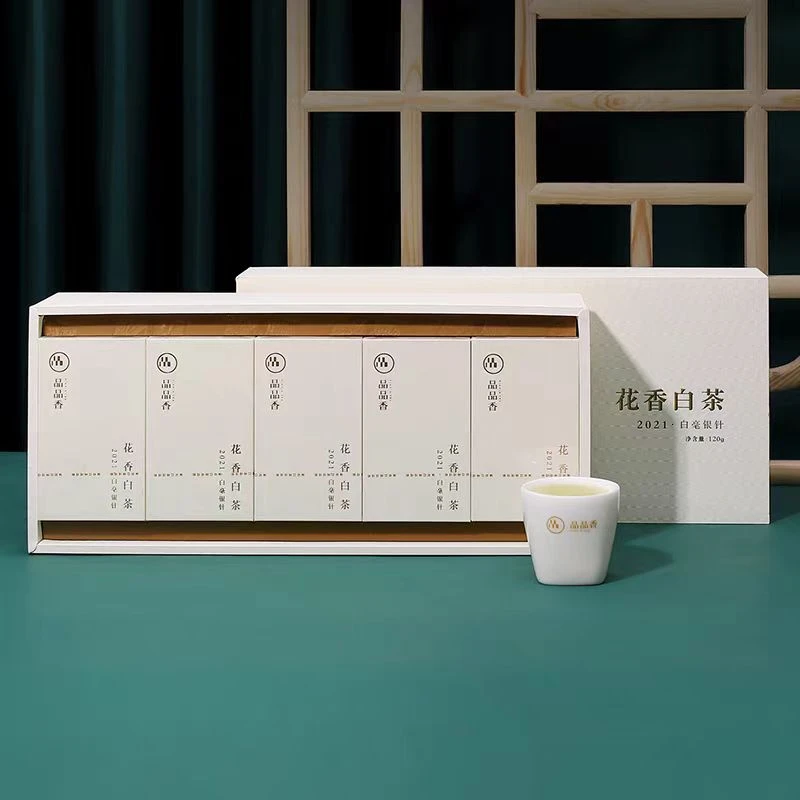 品品香白茶【2021花香银针】单盒套餐