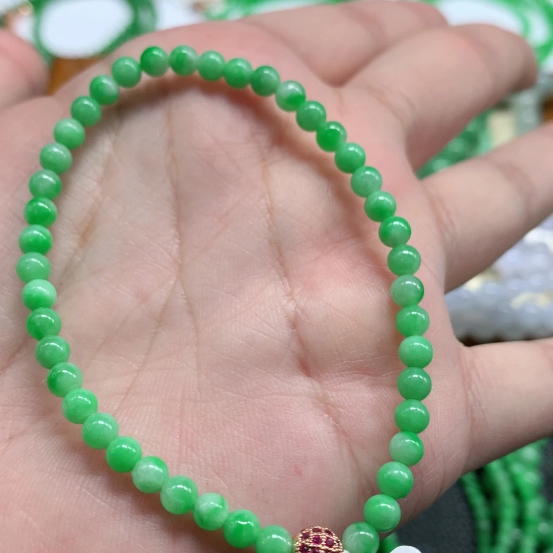 未镶嵌手链翡翠翡翠
