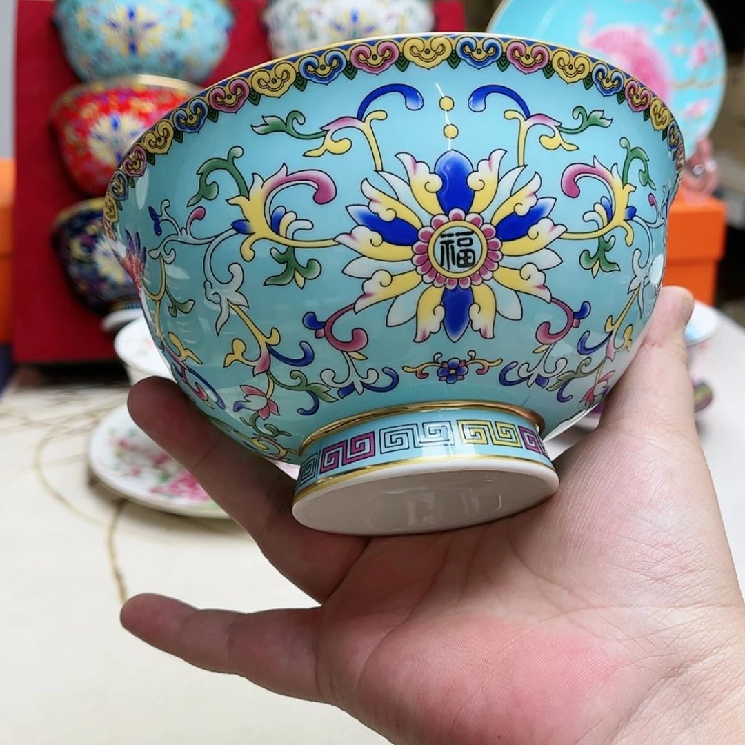 【闪购商品】珐琅武*英5.5英寸2湖水蓝。。。。