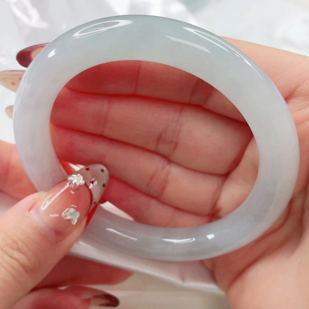 翡翠未镶嵌手镯55.8x309