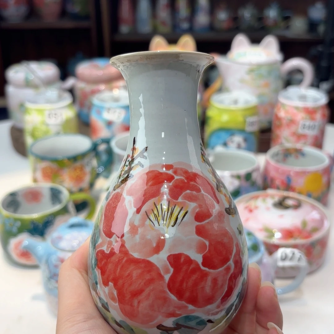 景德镇手绘高温釉下彩陶瓷茶具