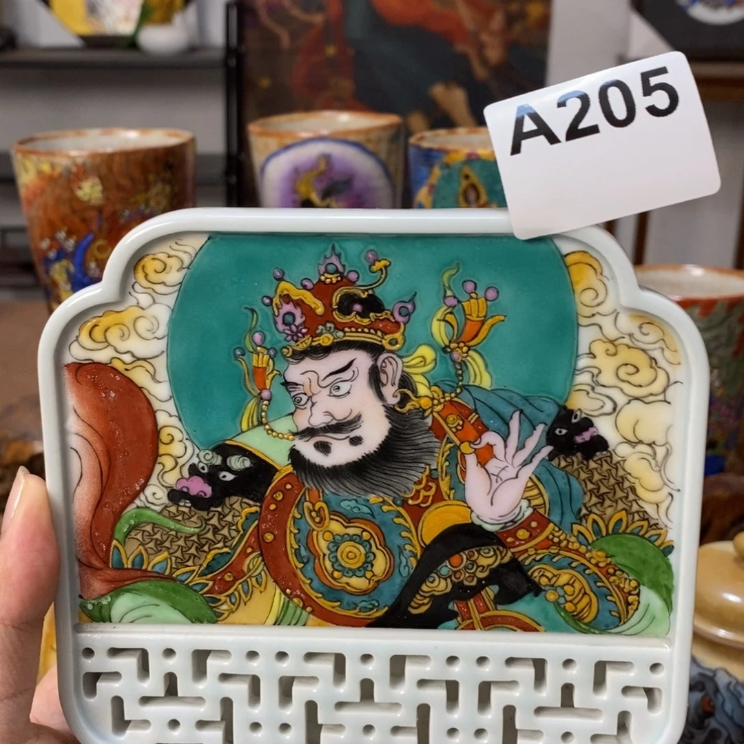 手工绘画西方广目湿泡微瑕