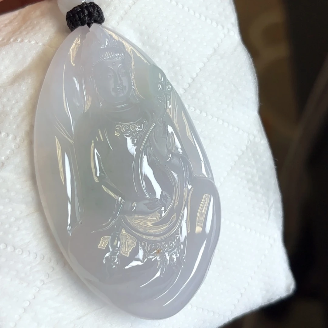 翡翠未镶嵌颈饰素衣