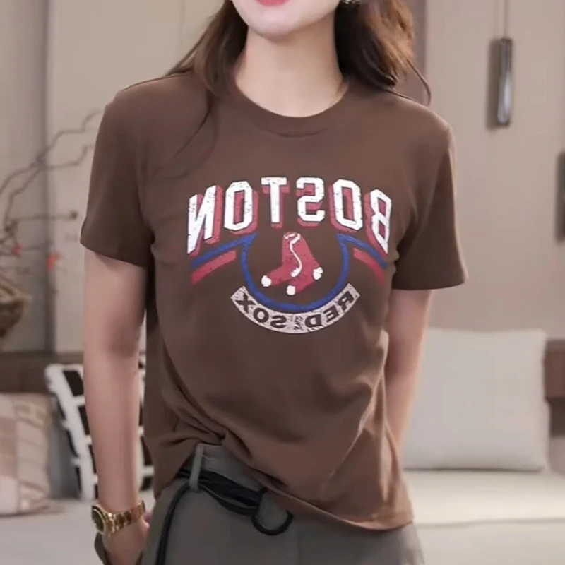 2025新款设计感显瘦时尚百搭短袖T恤LK2505587