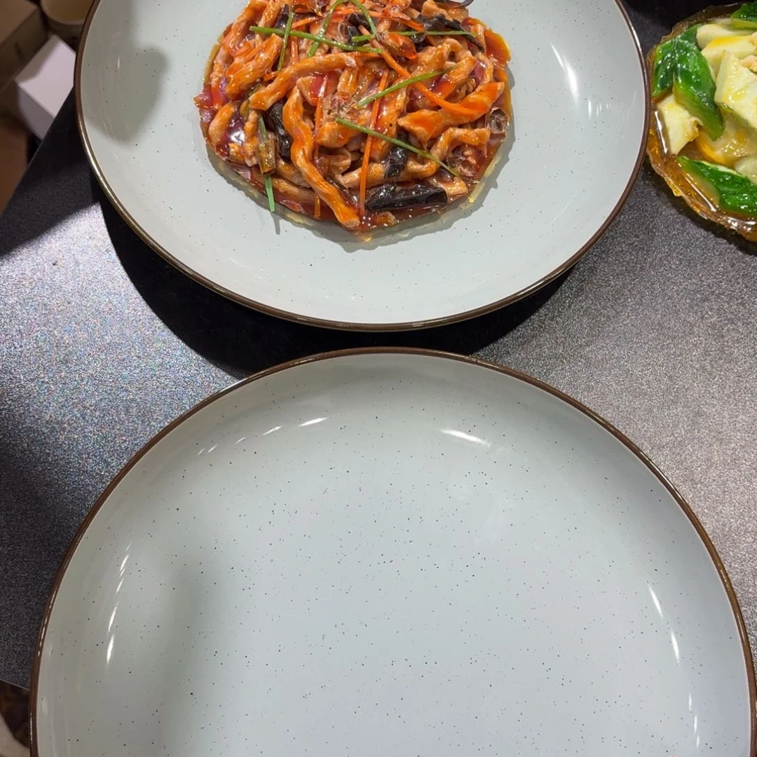 瓷10寸两个大盘子