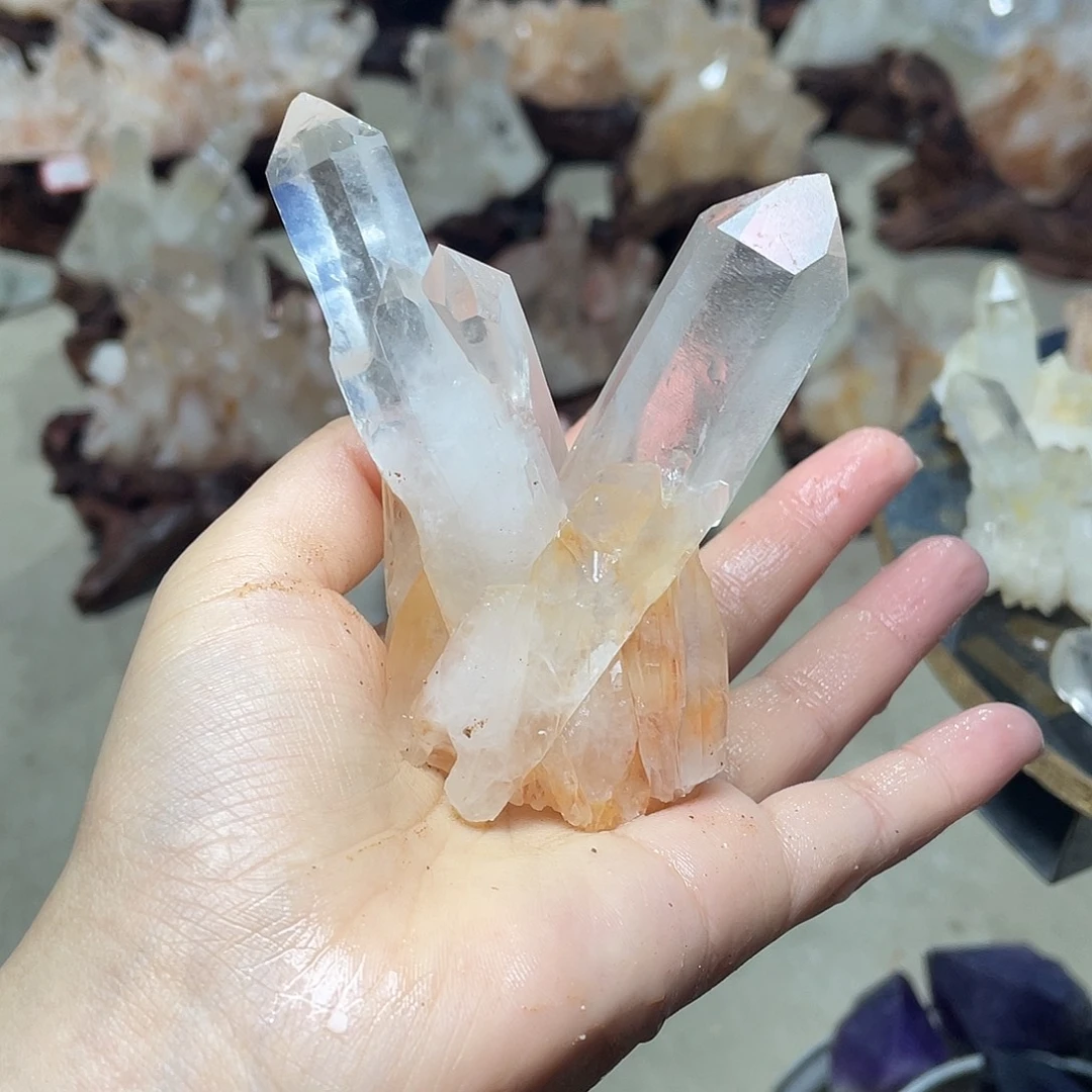 哈***）银S925镶嵌水晶珠宝半成品