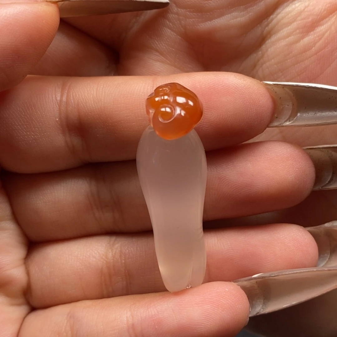 南红玛瑙未镶嵌吊坠(不含链)