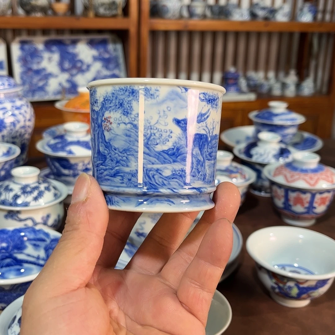 錡镇堂手工手绘绘杯