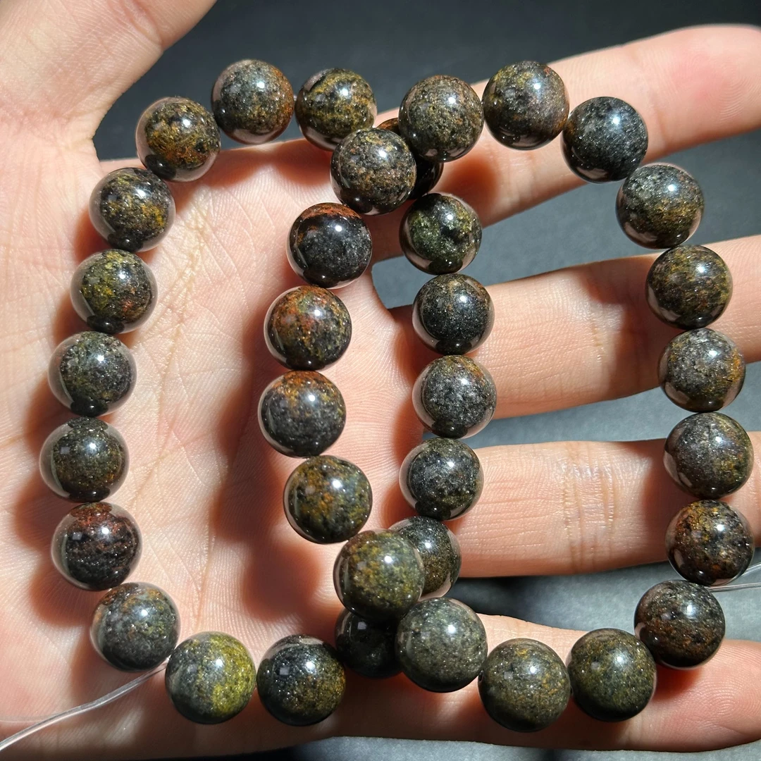 【三弟推荐】天然黑武士幽灵水晶异象手串（多样性发其一）-202513-2