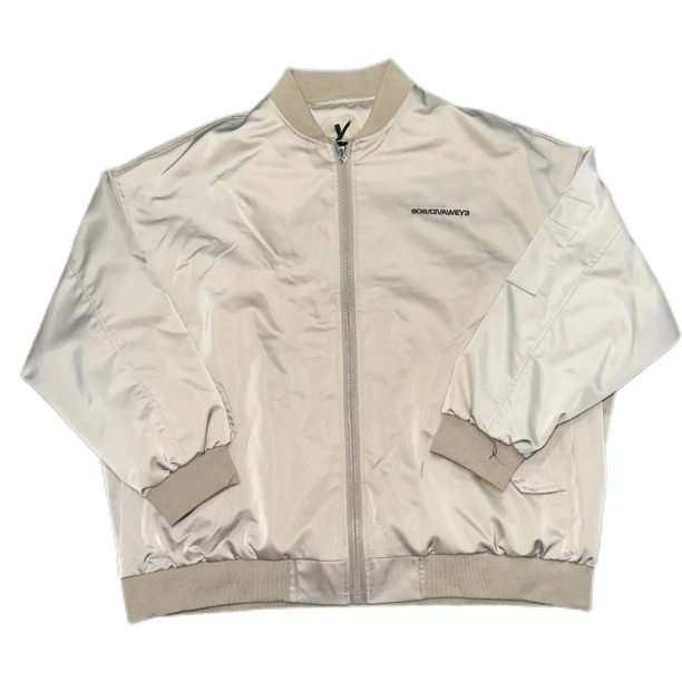 宽松刺绣春秋飞行服夹克C05