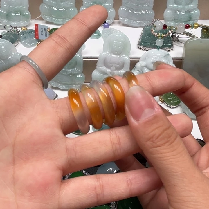 翡翠未镶嵌戒指#18